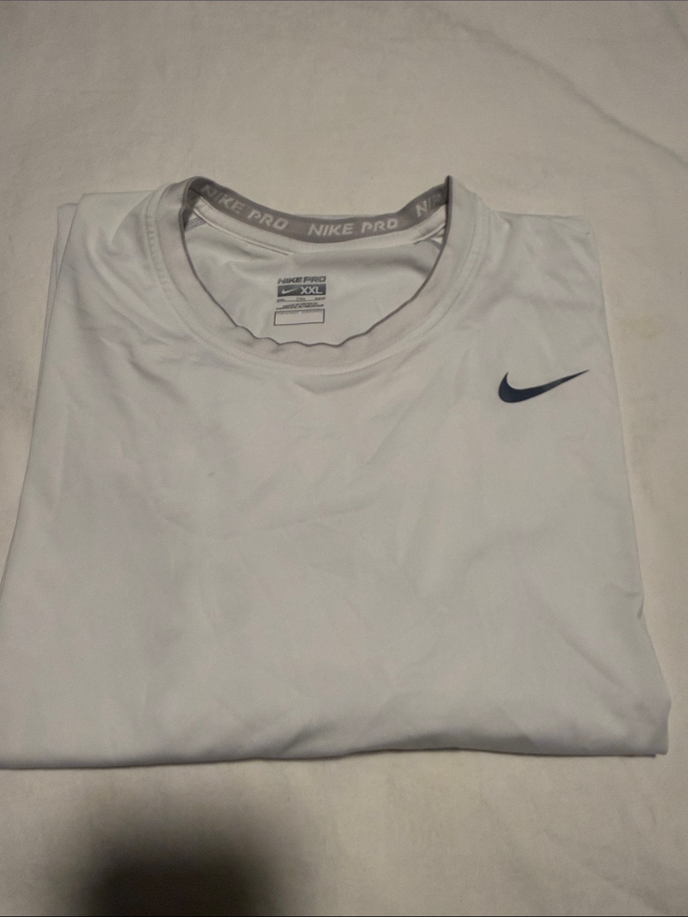 Nike Men’s Short Sleeve Dri-FIT Crew - White - Picture 8 of 9